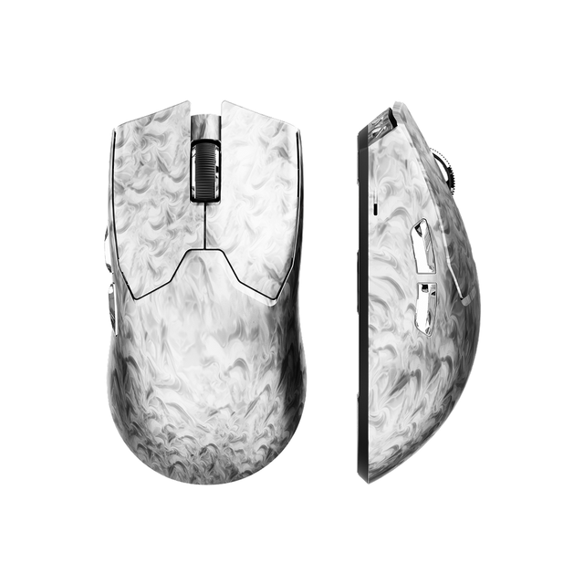 EWEADN Z7 PAW3950 8k Polling Rate Carbon Fiber Wireless Gaming Mouse 42000 DPI RGB Backlit 8 Programmable Buttons Both-Handed