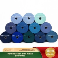 Rouleau entier de tissu extensible double face bleu pour mariage, en soie de lait, pour drapage de plafond décoratif de mariage (Guangdong)