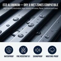 Tuile de toit sandwich en aluminium insonorisée avec isolation en PU, anti-corrosion, en aluminium pour toit de stade