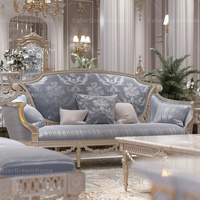Ensemble de canapés Majlis classiques de luxe marocain meubles de salon Majlis arabe meubles du Moyen-Orient