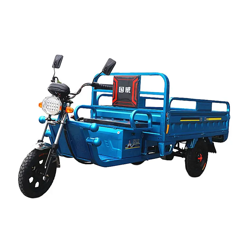 Battery family rickshaw 3 wheel cargo trike electric tricycle carrying cargo electric truck