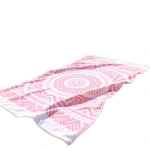 Toalla Rectangular Estampada de Primera Calidad, Lujosa, Resistente, Libre de Arena, Reciclable, para Fiestas en la Playa - Product Image 1