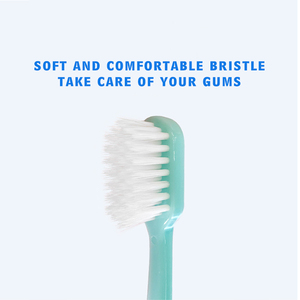 Cepillo dental manual para adultos, cepillo de dientes de plástico con logotipo personalizado, precio barato, 4 unidades - Product Image 3
