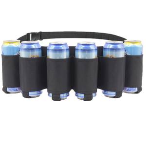 Bolsa de cintura para bebidas Ztc494, capacidad para 6 latas, cinturón deportivo impermeable para exteriores, diseño de cojín de aire unisex, correa desmontable - Product Image 1