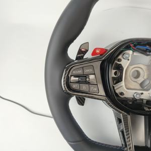 Volante Deportivo Personalizado de Fibra de Carbono M6 para <span class=keywords><strong>BMW</strong></span> Serie G M3 G80 M4 G82 M5 F90 M8 X3m X4m X5m X6m G3x G1x G0x M TY - Product Image 4