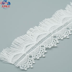 <span class=keywords><strong>Polyester</strong></span> may ren TRIM với rìa tua trang trí ren cắt tỉa - Product Image 3