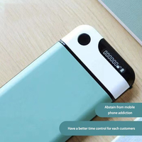 Boîte de verrouillage pour téléphone portable avec minuterie, pour contrôle de l'addiction, compatible téléphones portables et smartphones, à verrouillage automatique