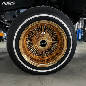 ล้อแม็กซ์ NJQS ขอบ 14 5x114.3 ขนาด 13x7 โครเมียมแบบ Reverse 72 100 ซี่ตรง <span class=keywords><strong>Dayton</strong></span> Zenith Luxor Truspoke Cragar 13X7 26 นิ้ว - Product Image 1