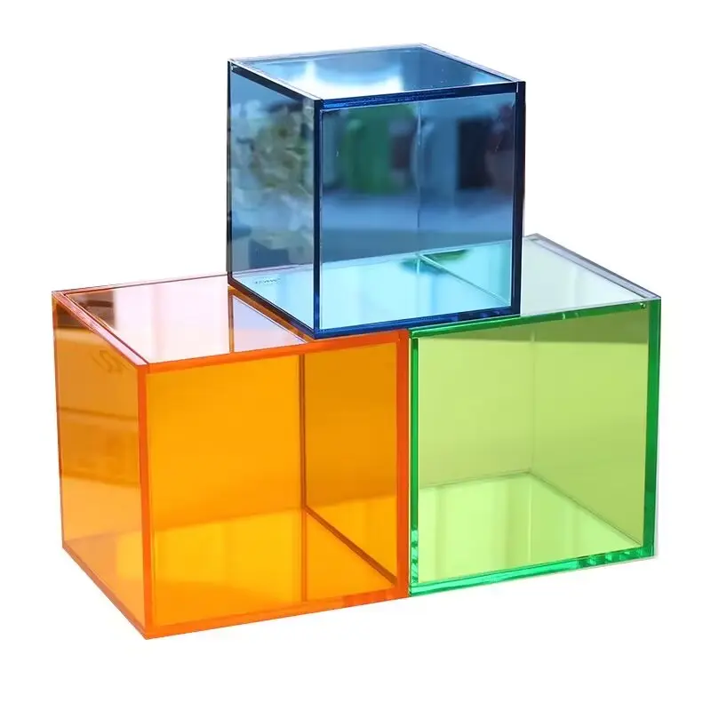 カスタムサイズ透明プラスチックアクリル募金箱