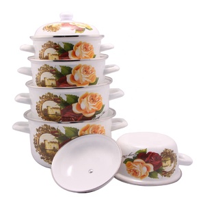 Ensemble d'ustensiles de cuisine <span class=keywords><strong>en</strong></span> <span class=keywords><strong>fonte</strong></span> émaillée à bas prix - Product Image 3