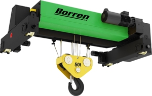 Polipasto Eléctrico <span class=keywords><strong>Borren</strong></span> de 5 Toneladas con Motor de 10 Toneladas de Capacidad, Garantía de 3 Años para Uso en Fábricas en Grúas Puente - Product Image 3