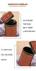 Nouvelle Pochette Ronde pour Rouge à Lèvres Femme, Style Rétro Mignon, Porte-Monnaie Étudiant Portable, Sac de Rangement pour Écouteurs et Clés - Product Image 3