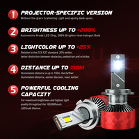 XENPLUS U17 130W 20000LM 6500K H1 H3 H4 H7 H11 H13 9005 9006 9012 9004 9007 Sistemas de iluminación automática H7 bombilla de coche