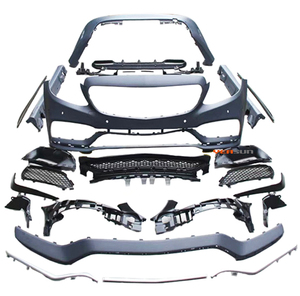 Auto partes W205 <span class=keywords><strong>tuning</strong></span> bodykit para Mercedes Benz C63 W205 parachoques delantero con rejilla - Product Image 2