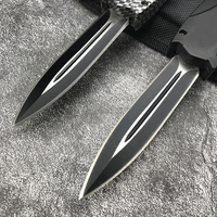 Couteau de camping, outil EDC, couteau de survie et de chasse, manche en plastique ABS, couteau multifonctionnel pour extérieur