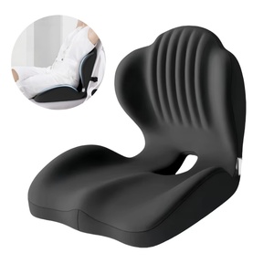 Ergonomic Memory Foam Seat Cushion Office <strong>Chair</strong> Pillow With Lumbar <strong>Support</strong> <strong>for</strong> Long Time Sitting <strong>Back</strong> Pain Relief Breathable - Product Image 2