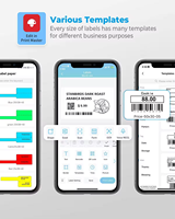 Imprimante d'étiquettes thermiques portable Phomemo M110, imprimante de codes-barres sans fil pour les étiquettes de prix commerciales, les vêtements, les petites entreprises