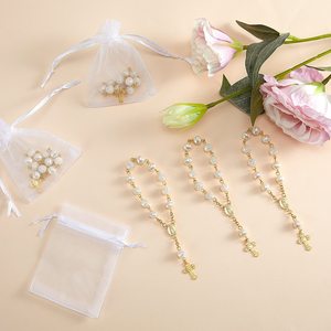 Mini Rosarios, Rosarios <span class=keywords><strong>de</strong></span> Bautizo, Rosarios <span class=keywords><strong>de</strong></span> Dedo en Bolsas <span class=keywords><strong>de</strong></span> Organza para Primera Comunión, Bautizos, Bodas, Recuerdos <span class=keywords><strong>de</strong></span> Fiesta - Product Image 5