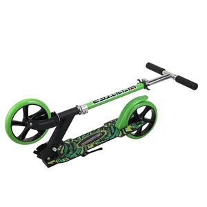 Customized 2 Wheel <b>Scooter</b> For Kids Age 6 8 Years Foldable Green Color School Campus Use - Product Image 1
