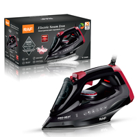 Fer à vapeur RAF 2400W 350ml avec semelle en céramique, vapeur verticale pour l'entretien des vêtements à domicile