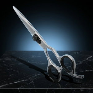 Ciseaux de coiffure professionnels en acier inoxydable 440C, lame tranchante, manche long, pour droitiers, ciseaux de coupe de cheveux - Product Image 1