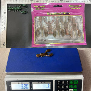 Nouveaux leurres souples flottants TPR 65mm 5 pièces/sac 4g bionique crevettes <span class=keywords><strong>leurre</strong></span> souple <span class=keywords><strong>écrevisse</strong></span>s leurres - Product Image 5