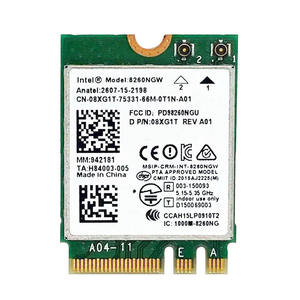 Adaptador de Red Inalámbrico Original Intel 8260 <span class=keywords><strong>AC</strong></span> 8260NGW de Doble Banda 2.4GHZ y 5GHZ 867M BT4.2 NGFF M.2, Módulo de Tarjeta Wifi - Product Image 1