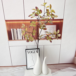 Fábrica de Flores Meiyu Craft, Hojas Artificiales de Murta de 30cm-100cm, Colores Otoñales, Decoración para el Hogar, Accesorios para Bodas - Product Image 3