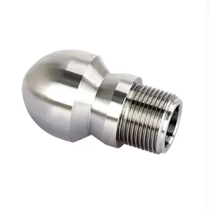 stainless steel drain flushing and cleaning sewer jetter nozzles
