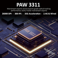 Ratón Inalámbrico para Juegos AJAZZ AJ139 V2 MC con Base de Carga Magnética RGB, Diseño Ligero, 12K DPI, Batería de 500 mAh, Sensor PAW3311