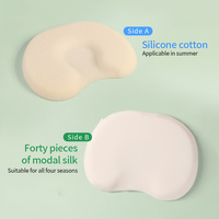 Vente en gros de taies d'oreiller personnalisées en soie modale pour bébés avec sensation de fraîcheur Doublure intérieure en tissu de maille remplie de mousse de silicone