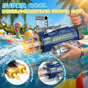 Pistola de Agua Eléctrica <span class=keywords><strong>Gatling</strong></span> de Doble Cañón con Control por Voz Inteligente AI, Tecnología de Vanguardia, Disparo Rápido, Alta Presión y Pulso Giratorio - Product Image 4