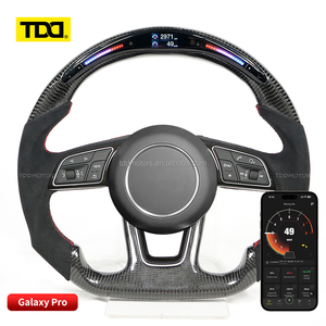 พวงมาลัยคาร์บอนไฟเบอร์แบบสปอร์ต TDD LED สำหรับ Audi A3 A4 A5 S3 S4 RS3 RS4 B8 B9 8V 8W แบบกำหนดเอง - Product Image 2