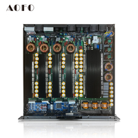 Amplificateur de puissance professionnel 4 canaux 2500W avec processeur audio DSP et module de processeur audio DSP Dante pour système de sonorisation de scène