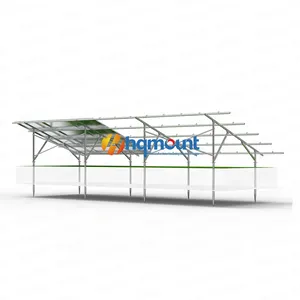 Aluminum Adjustable Fixed Portable Easy Installation Solar Ground Mount HDG Solar Ground Mounting
