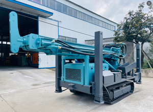 400m 깊이 암석 드릴링 머신 공기 DTH 물 잘 보어 구멍 드릴링 장비 러시아 최대 필리핀 노란색 호주 디젤 키 - Product Image 3