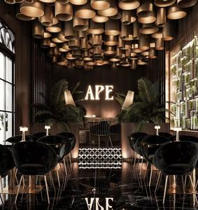 Diseño de Interiores de Restaurantes en Dubái, Paneles de Madera para Paredes, Sillas y Mesas para Comedor de Hotel, Asientos de Barra, Muebles para Bar y Lounge - Product Image 4