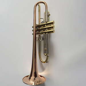 <span class=keywords><strong>Trompeta</strong></span> de Cobre y Latón de 140 cm, Tamaño de <span class=keywords><strong>Campana</strong></span> Grande, Estándar de Exportación de Alto Nivel para Músicos Profesionales - Product Image 3