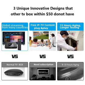 กล่องทีวีคุณภาพสูง5G WiFi Quad Core 802.11n 2.4GHz DDR3 2GB รับประกันเครื่องเล่นสื่อ TX Super TV Box - Product Image 5