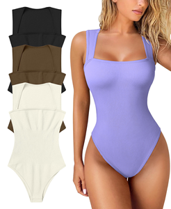 Body ajustado sexy de verano para mujer, sin mangas, transparente, blanco, casual, básico, tipo mono, top delgado - Product Image 3