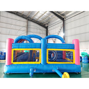 Castillo Inflable Comercial con Tobogán Unicornio, Castillo Hinchable Azul con Tobogán para Niños - Product Image 5