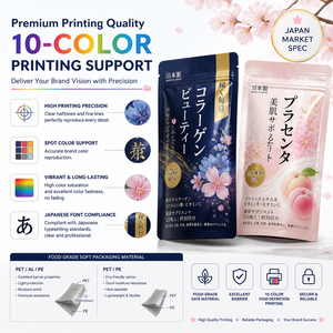 Bolsas de Embalaje Cosmético Personalizadas para el Mercado Japonés, Embalaje <span class=keywords><strong>Flexible</strong></span> Impreso a Prueba de Fugas de Alta Calidad - Product Image 5