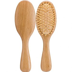 Cepillo de pelo de madera ecológico con cojín de aire para masaje del cuero cabelludo, portátil para viajes, en oferta. - Product Image 2