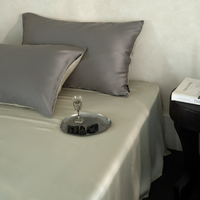 Ensemble de literie en lyocell antibactérien et écologique, fibres naturelles saines, ensemble de housse de couette et de draps 4 pièces pour la maison, l'hôtel et la chambre à coucher