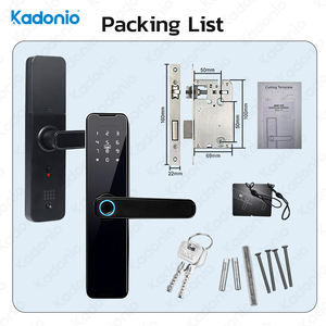 Kadonio <span class=keywords><strong>La</strong></span> Mejor Cerradura Inteligente Para <span class=keywords><strong>La</strong></span> Casa, Cerraduras <span class=keywords><strong>Huella</strong></span> Pestillo Combinaction De Seguridad Para Puertas - Product Image 6