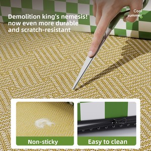 Cama Ortopédica Refrigerante <span class=keywords><strong>para</strong></span> Mascotas en Forma de L, Colchoneta de Seda Helada Autorrefrigerante con Espuma de Alta Densidad <span class=keywords><strong>para</strong></span> <span class=keywords><strong>Perros</strong></span> y Gatos - Product Image 2