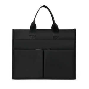 Bolsa de Lona Impermeable para Portátil, Maletín de Negocios, Duradera, Gran Capacidad, Múltiples Compartimentos, Elegante Bolsa para Portátil para Hombre - Product Image 3