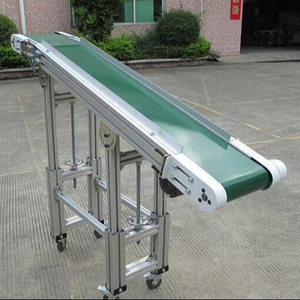40Kg Goedkope Riem Transportband 750W Pvc Hoge Snelheid Mobiele Gemotoriseerde Transportband Prijs - Product Image 1