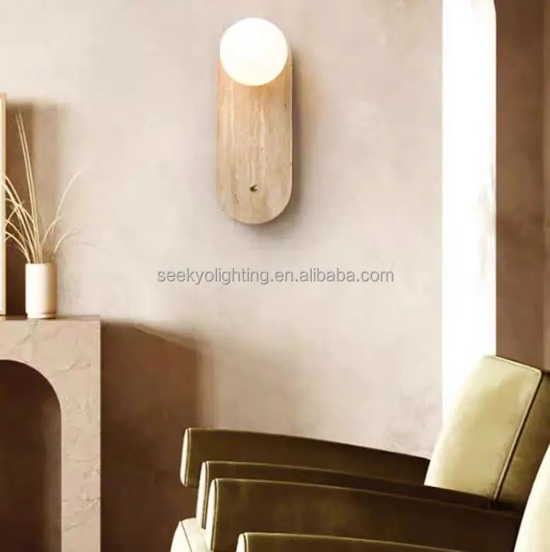 Minimalist Bedside Designer Nordic Aisle Corridor Stone Wall Lamp Wall Mounted Sconces For Villa Bedroom Porch