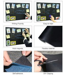 Pegatina de pared de tablero negro, <span class=keywords><strong>pizarra</strong></span> autoadhesiva popular para tablón de anuncios al aire libre - Product Image 6